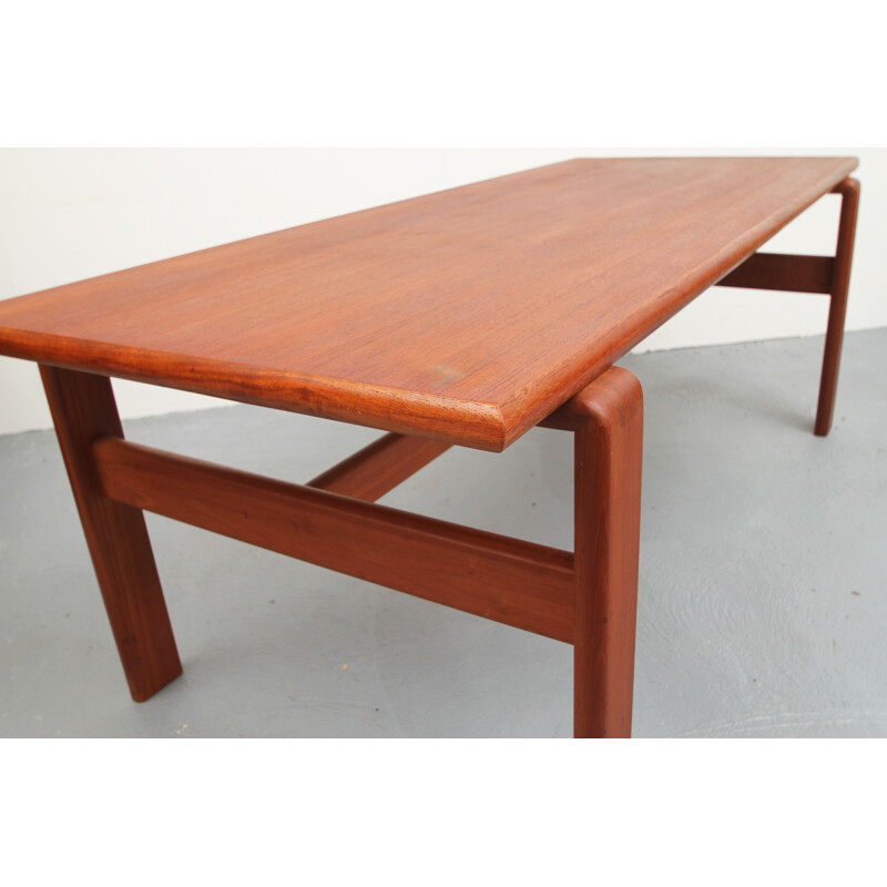 Vintage teakhouten salontafel, Denemarken 1960