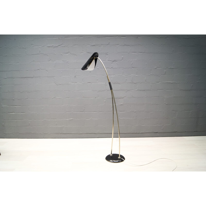 Mid century Italian floor lamp in plexiglas and chromium - 1960s