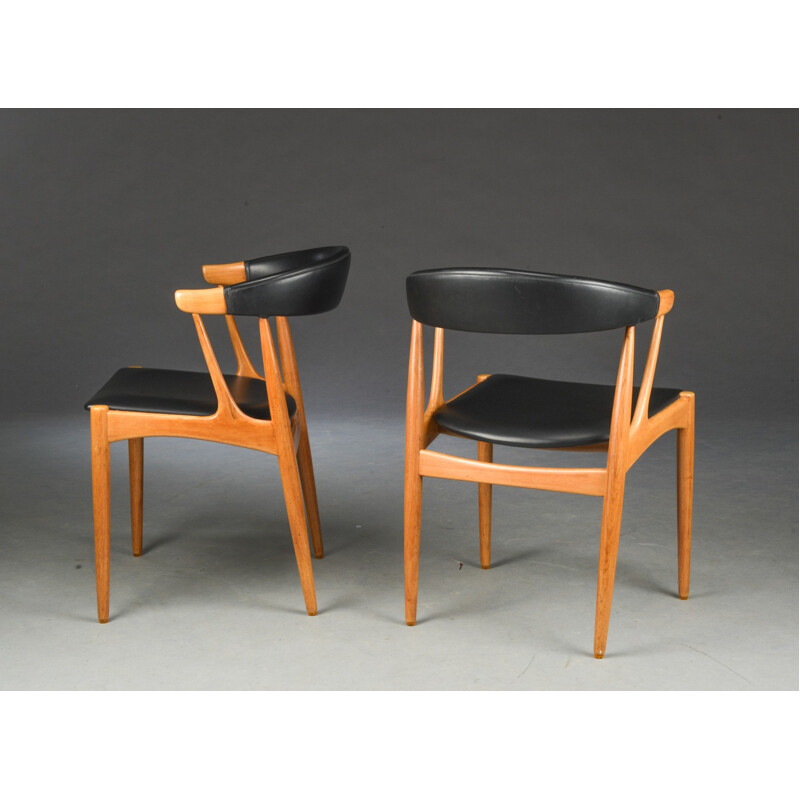 Ensemble de 6 chaises à repas de Johannes Andersen pour Brødere Andersen Møbelfabrik - 1960