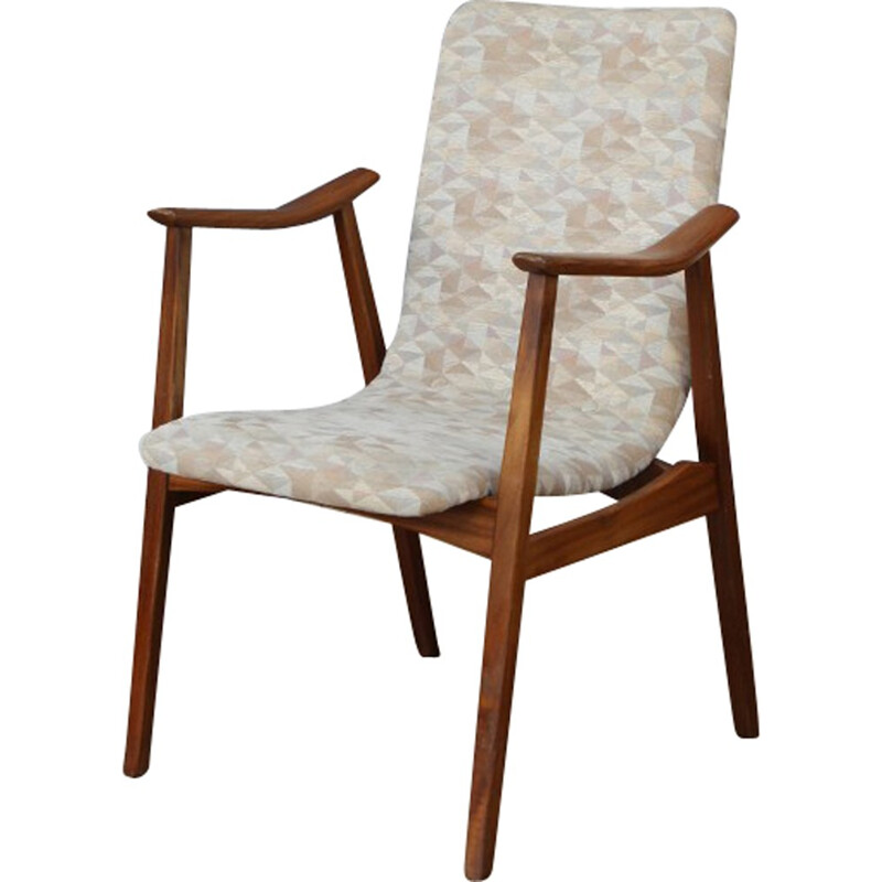 Louis van Teeffelen teak armchair - 1960s