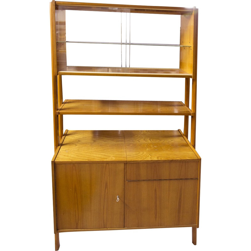 Mid-century beech bookshelf by Frantisek Jirak - 1960s