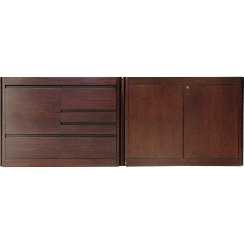 Pair of 4D sideboards by Angelo Mangiarotti for Molteni - 1960s