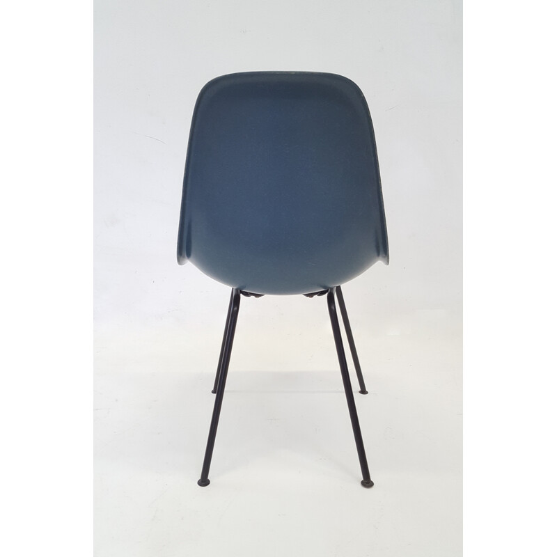 DSX blue jeans chair by Charles & Ray Eames - 1960s