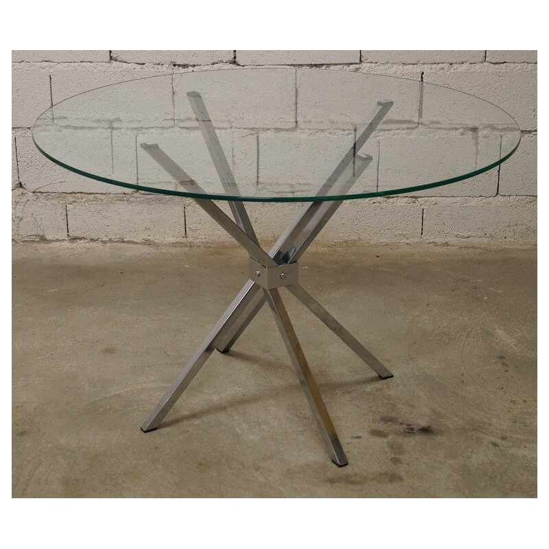 Dining table in glass - 1970s