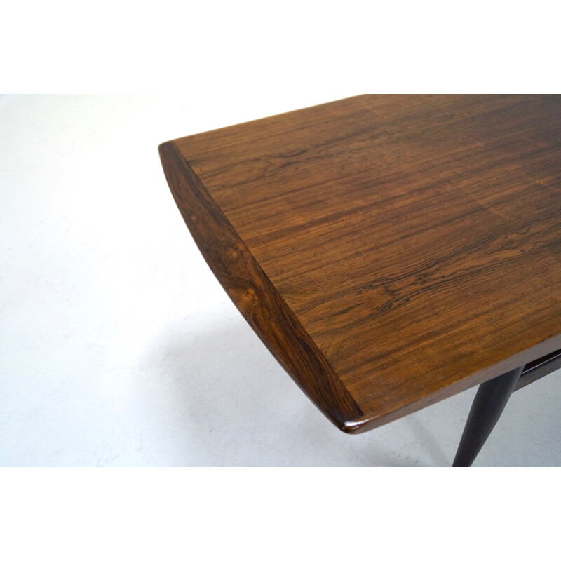 Mid-century rosewood coffee table Danish - 1960s