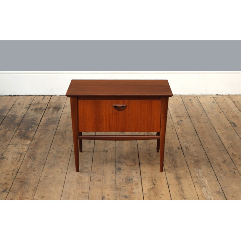 Teak night stand by Louis van Teeffelen - 1960s