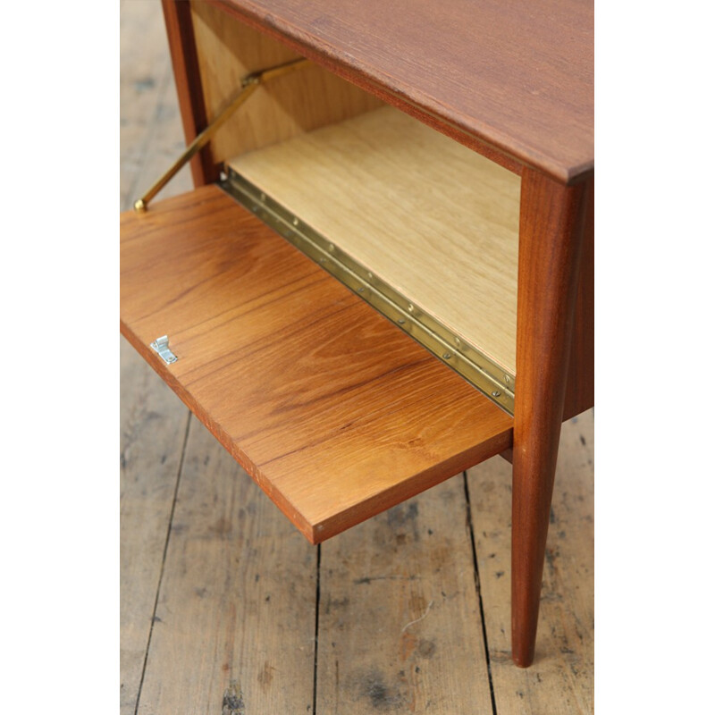 Teak night stand by Louis van Teeffelen - 1960s