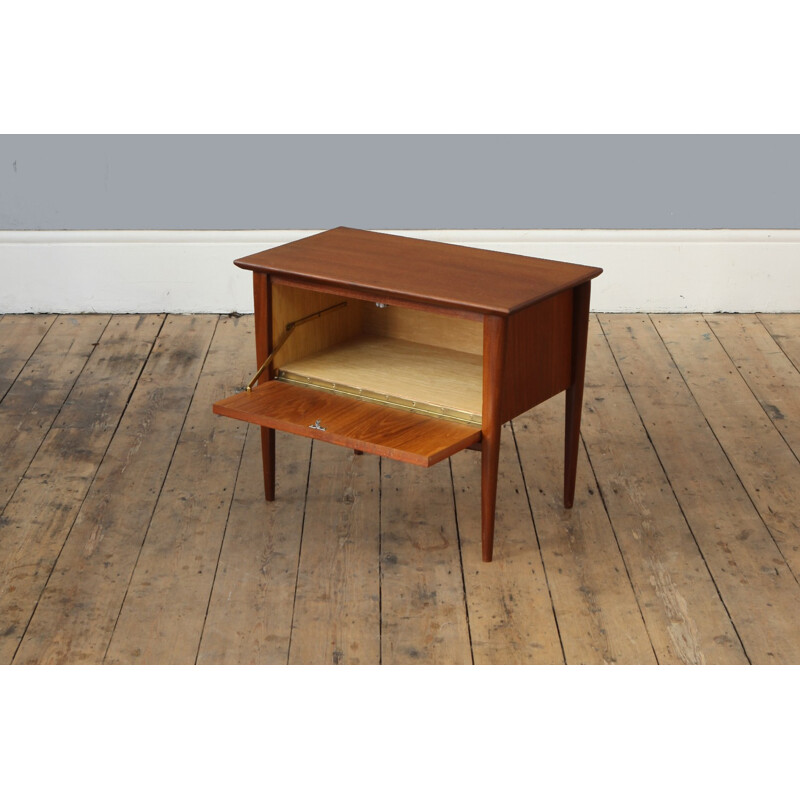 Teak night stand by Louis van Teeffelen - 1960s