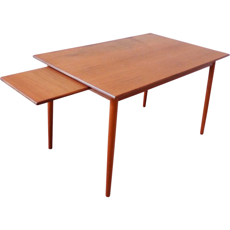 Teak expandable dining table - 1960s