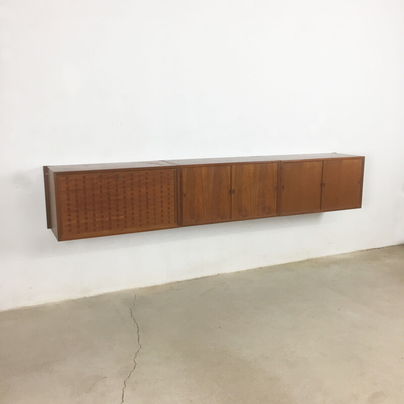 Cado royal floating sideboard in teak by Poul Cadovius for Cado, Denmark - 1960s