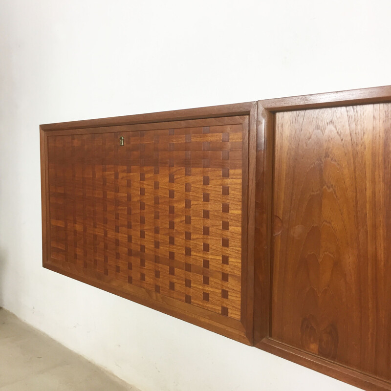 Cado royal floating sideboard in teak by Poul Cadovius for Cado, Denmark - 1960s