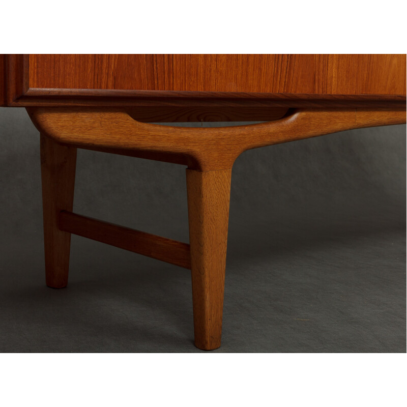 Scnadinavian teak sideboard with oak base - 1960s