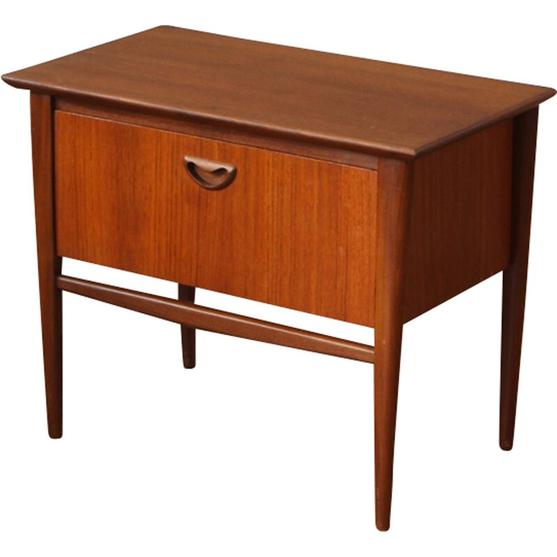 Teak night stand by Louis van Teeffelen - 1960s