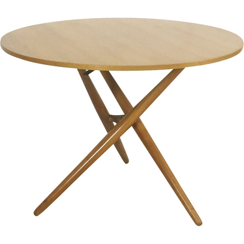 Table à repas "Movex" en bois de cerisier de Jürg Bally pour Wohnhilfe Zürich - 1950