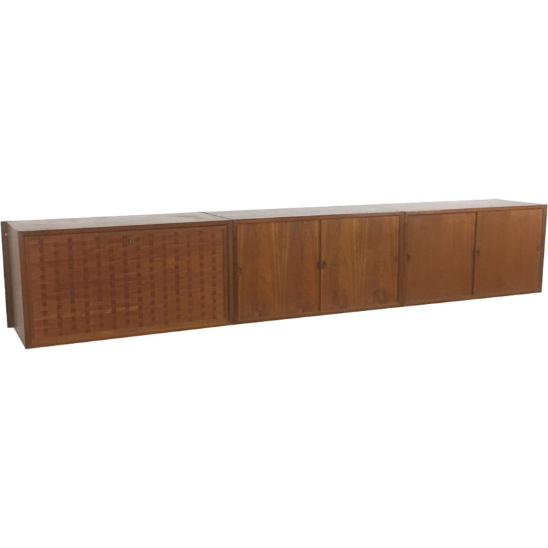 Cado royal floating sideboard in teak by Poul Cadovius for Cado, Denmark - 1960s