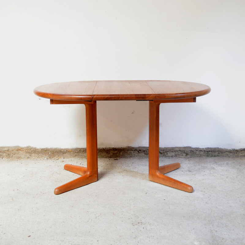 Danish teak table with extension produced by  Korup Design - 1960s