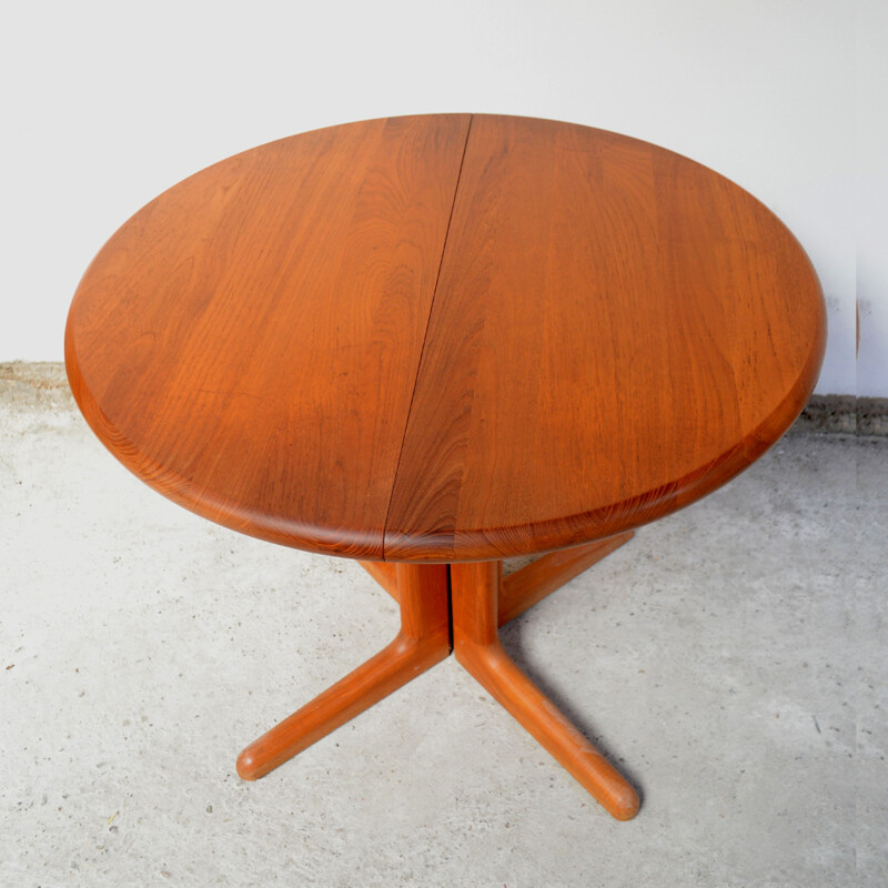 Danish teak table with extension produced by  Korup Design - 1960s