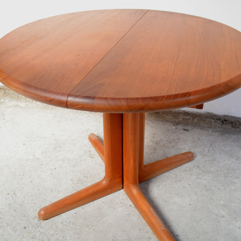 Danish teak table with extension produced by  Korup Design - 1960s