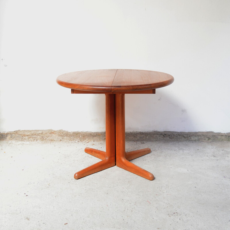 Danish teak table with extension produced by  Korup Design - 1960s