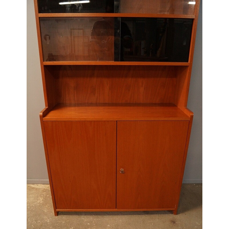 Teak and glass bookcase - 1960s