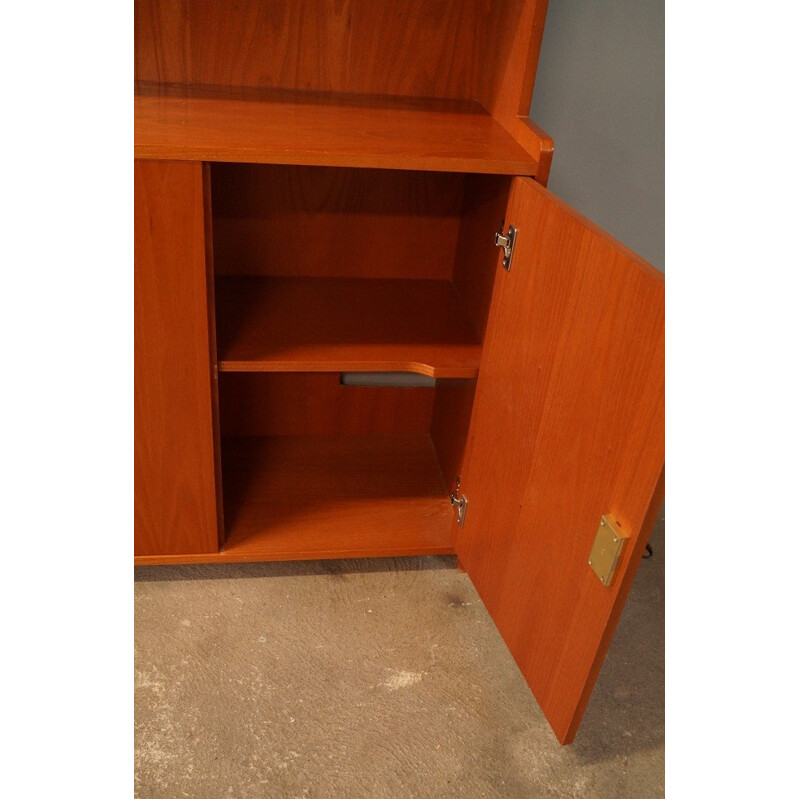 Teak and glass bookcase - 1960s