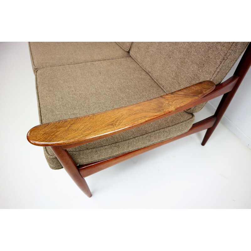 Danish rosewood mid-century sofa for Lifa - 1960s