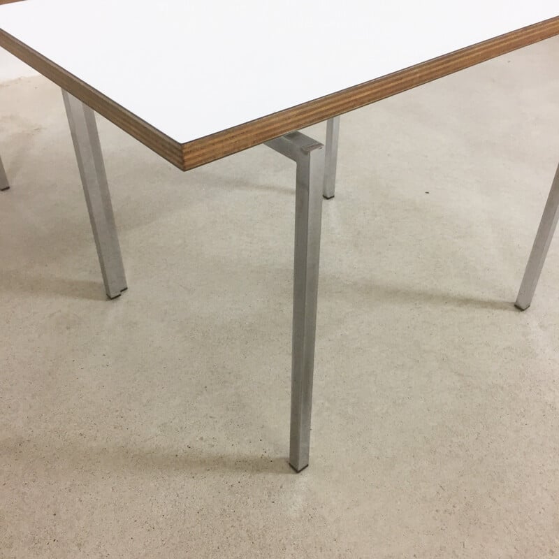 set of 2 modernist stacking tables by Trix & Robert Haussmann - 1950s