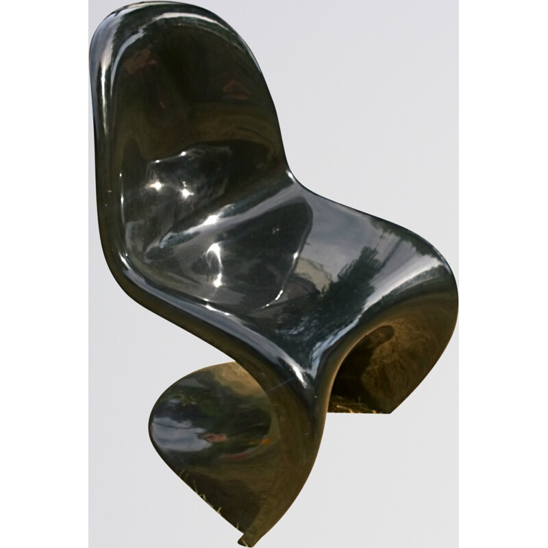 Black "Panton Chair" chair, Verner PANTON - 1971