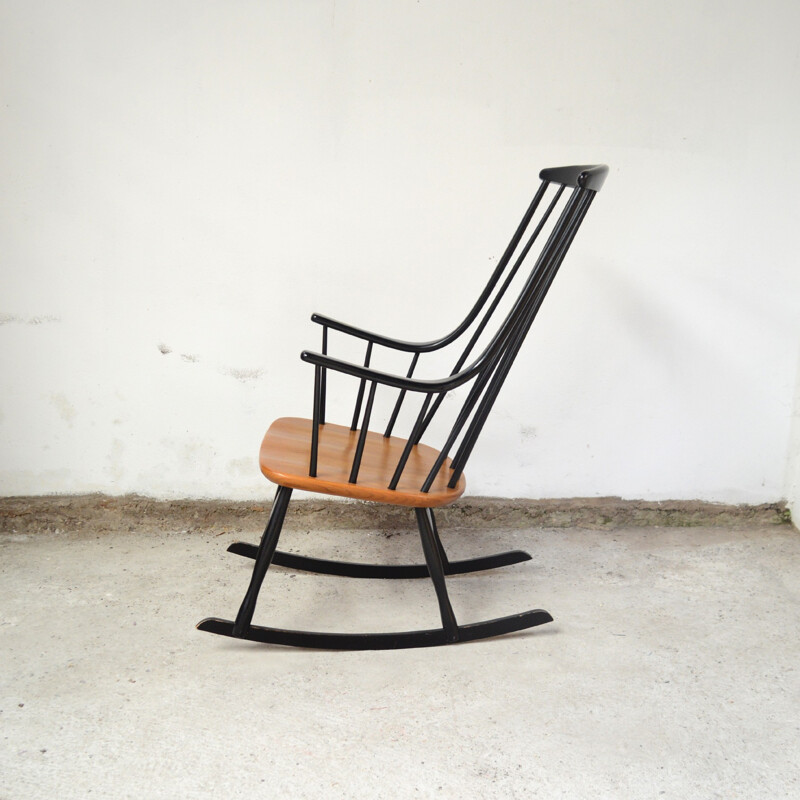 Mid-century Scandinavian "Grandessa" rocking chair by Lena Larsson - 1960s