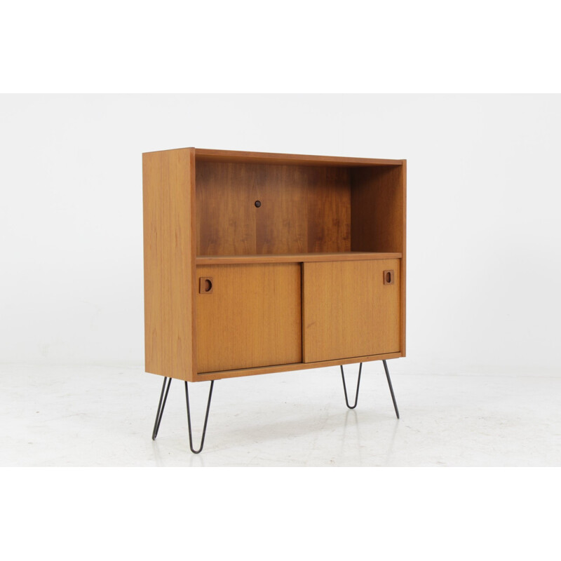 Bibliothèque vintage danoise en bois - 1960