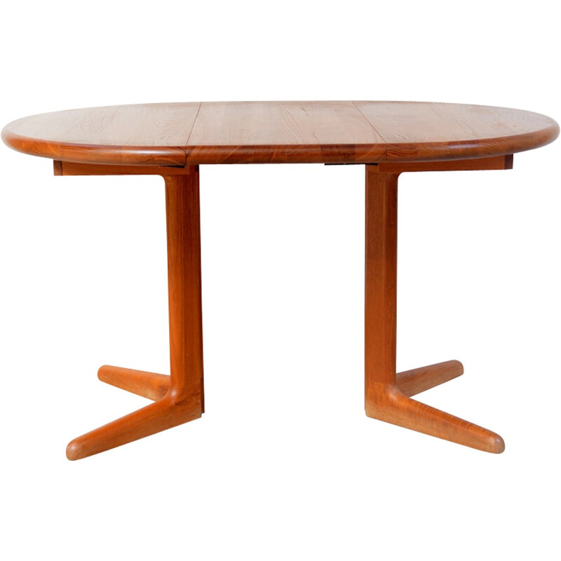 Danish teak table with extension produced by  Korup Design - 1960s