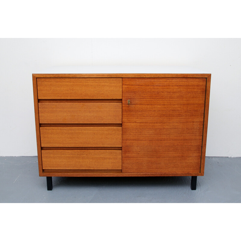 Vintage teak sideboard with drawers - 1960s