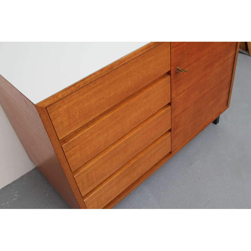 Vintage teak sideboard with drawers - 1960s