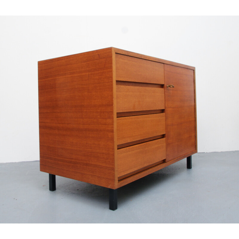 Vintage teak sideboard with drawers - 1960s