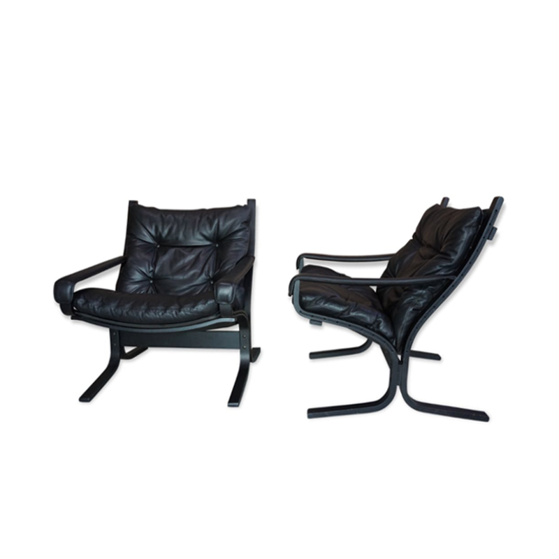 Pair of Siesta armchairs by Ingmar Relling - 1960s