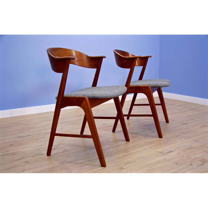 Set of 2 dining chairs by Kai Kristiansen - 1950s