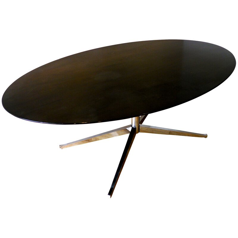 Table ovale en bois, Florence KNOLL - 1961