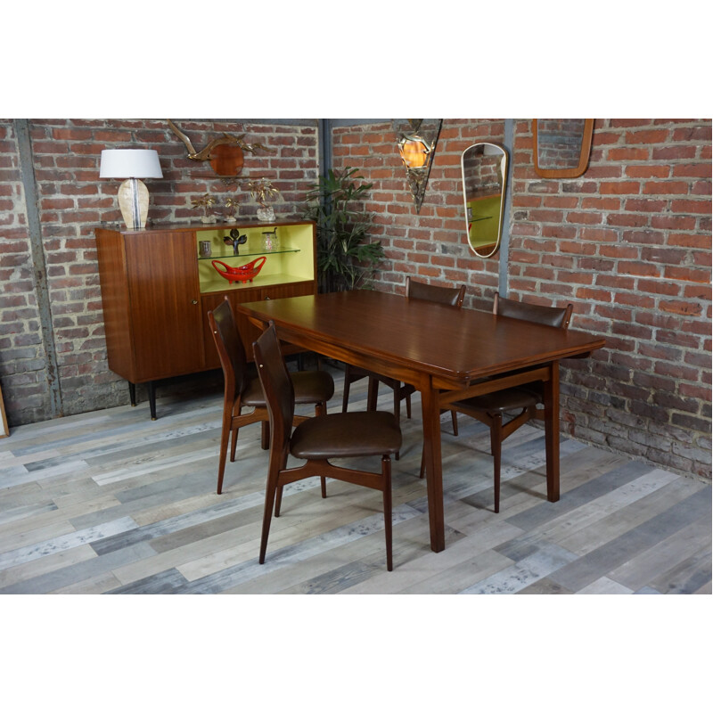 Teak table by Jos De Mey for Van Den Berghe - 1950s