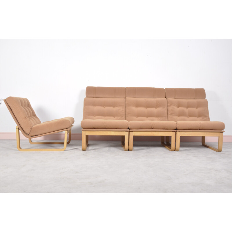 Mid-century sectional sofa by Rud Thygesen & Johnny Sorensen for Magnus Olsen Durup - 1960s