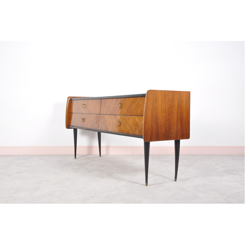 Mid-century Italian sideboard in rosewood - 1950s