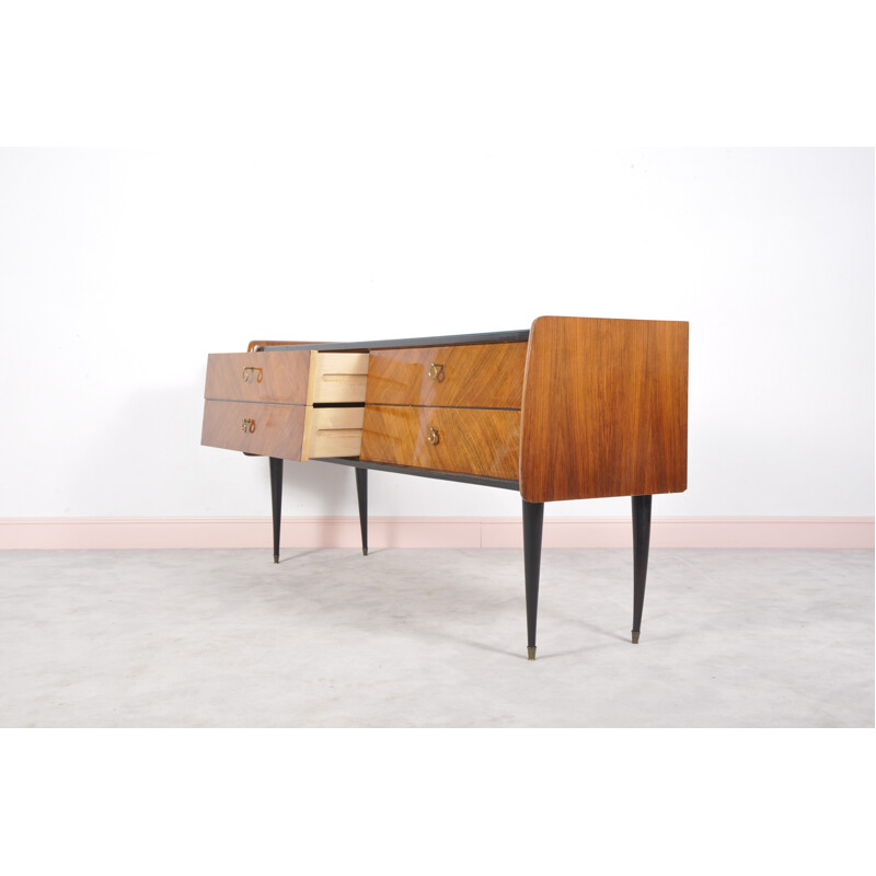 Mid-century Italian sideboard in rosewood - 1950s