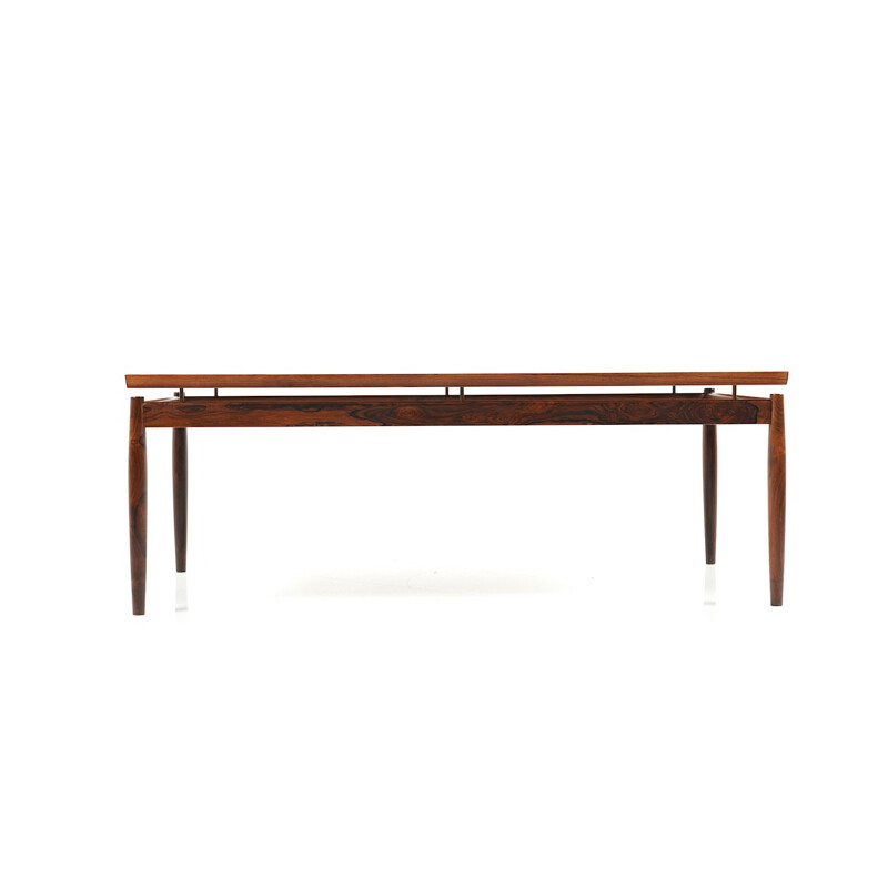 Rectangular Scandinavian rosewood table by Grete Jalk - 1960s