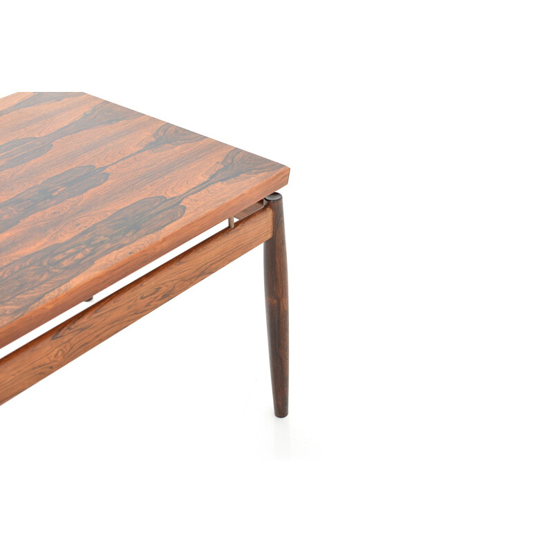 Rectangular Scandinavian rosewood table by Grete Jalk - 1960s