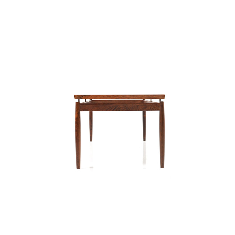 Rectangular Scandinavian rosewood table by Grete Jalk - 1960s