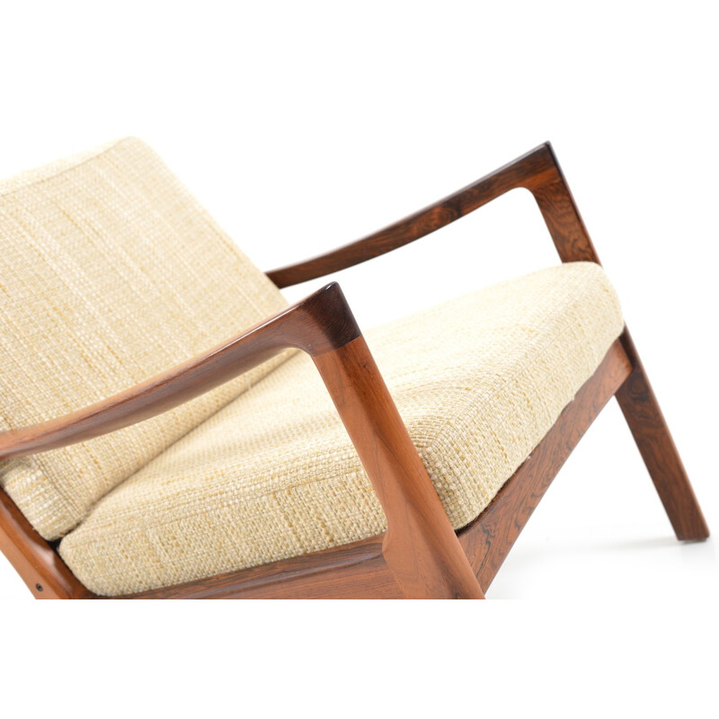 Senator easy chair in rosewood by Ole Wanscher - 1960s