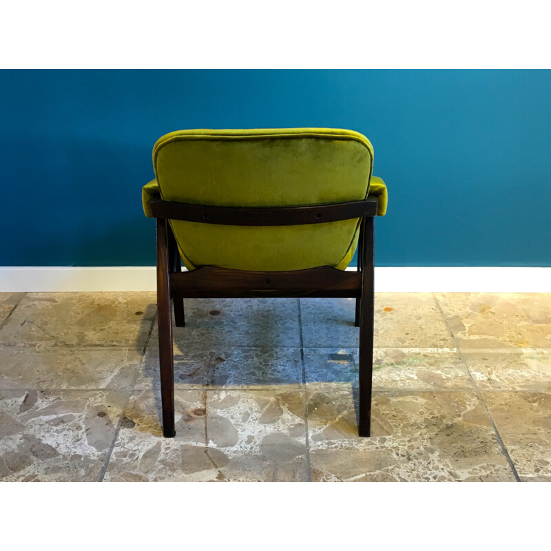 Green Italian armchair produced by Pizzetti - 1960s