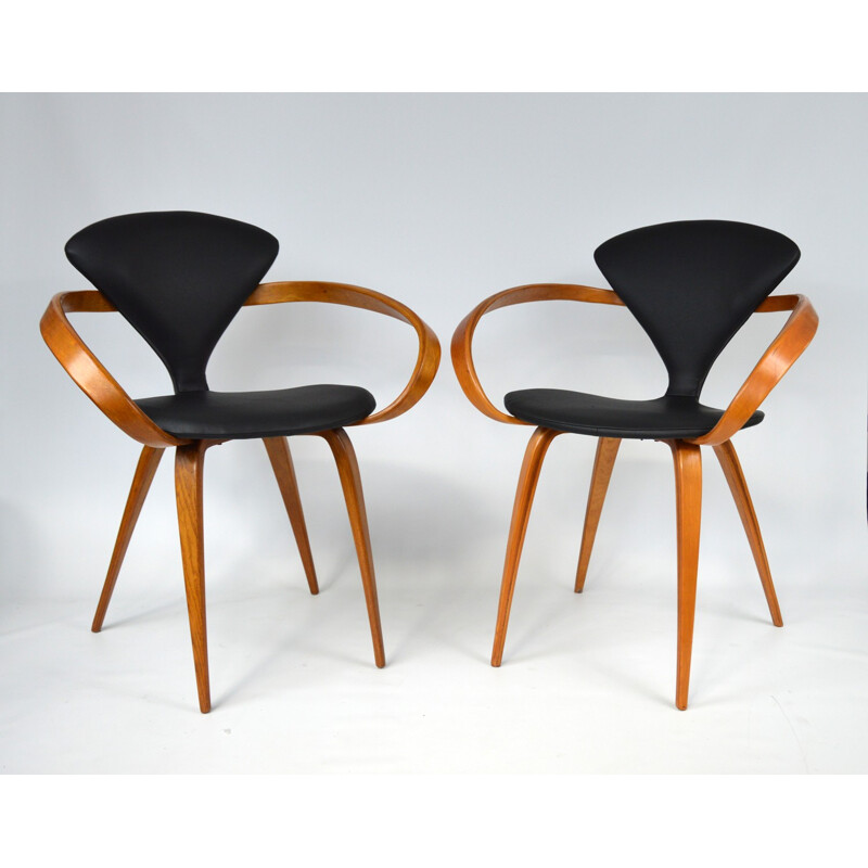 Paire de fauteuils "Cherner", Norman CHERNER - années 70