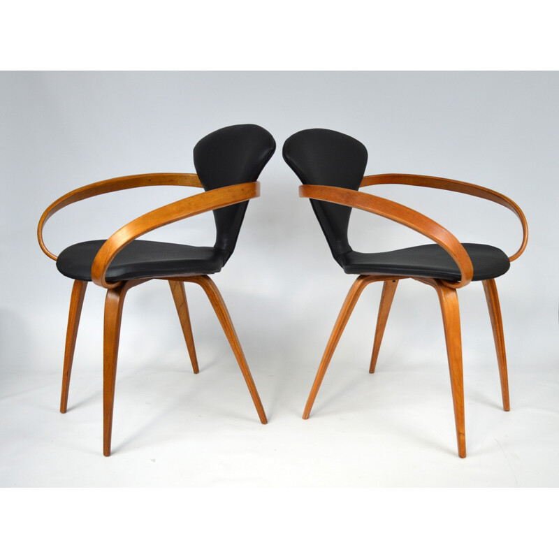 Paire de fauteuils "Cherner", Norman CHERNER - années 70