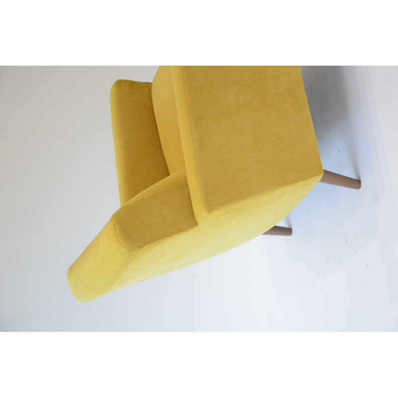 Mid-century yellow armchair - 1960s 