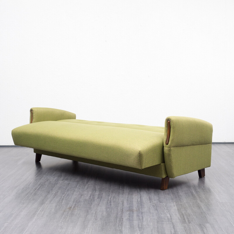 Mid century green sofa - 1960s